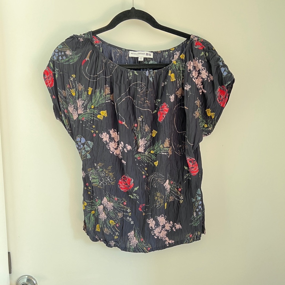 Floral top Uniqlo